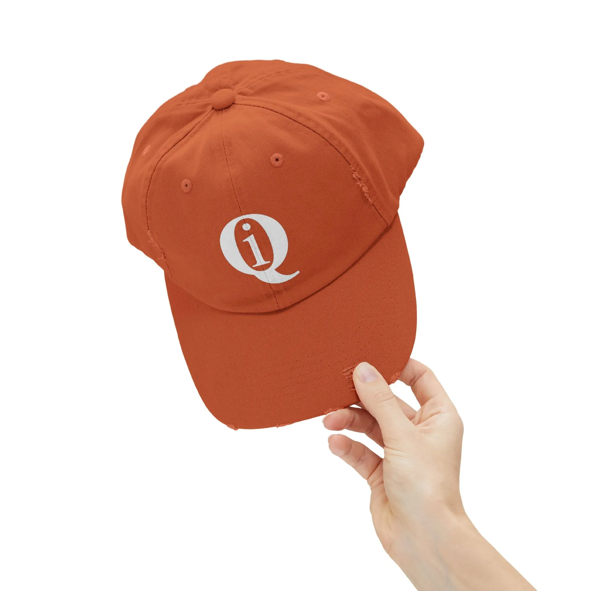 IQ Fashion | Unisex Distressed Cap