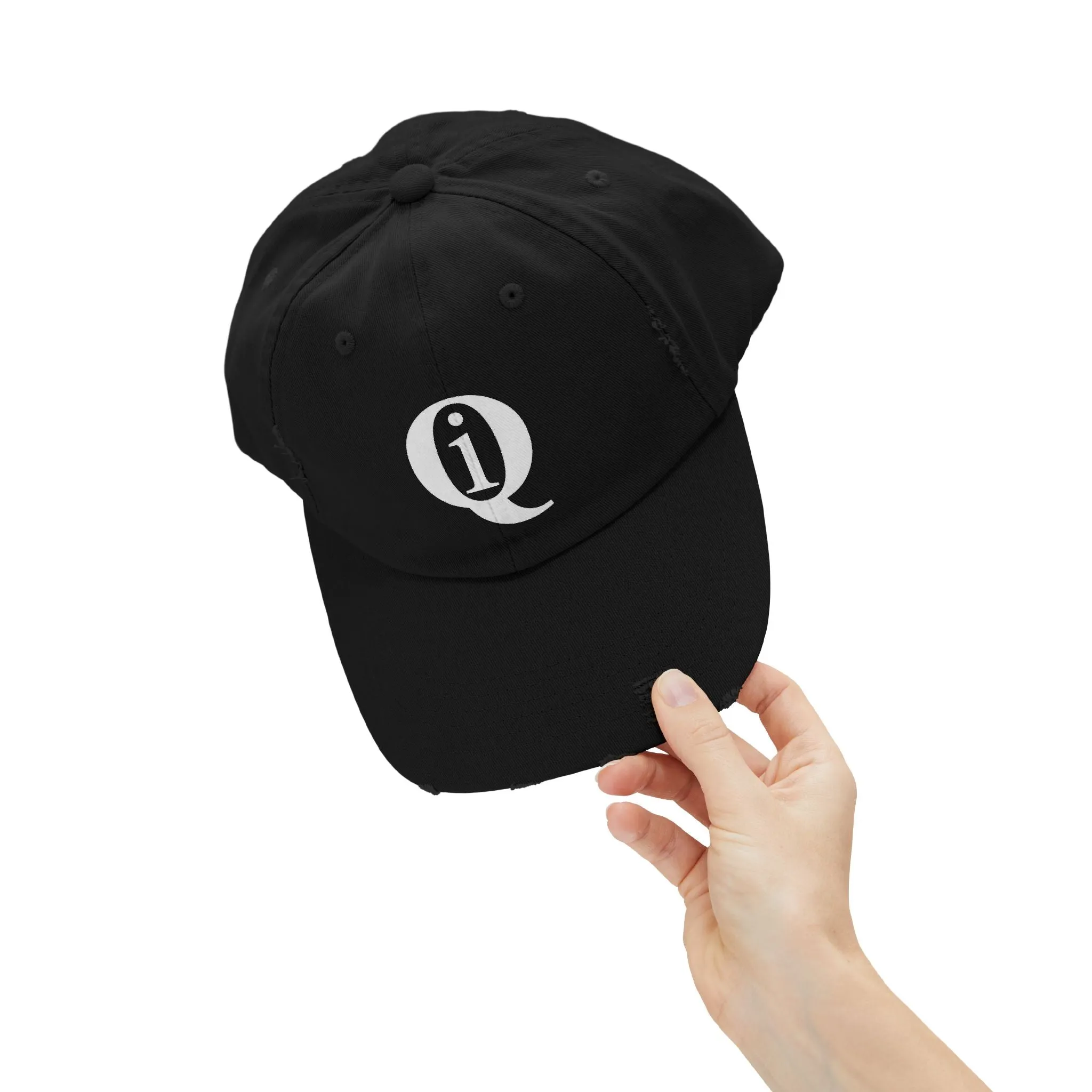 IQ Fashion | Unisex Distressed Cap