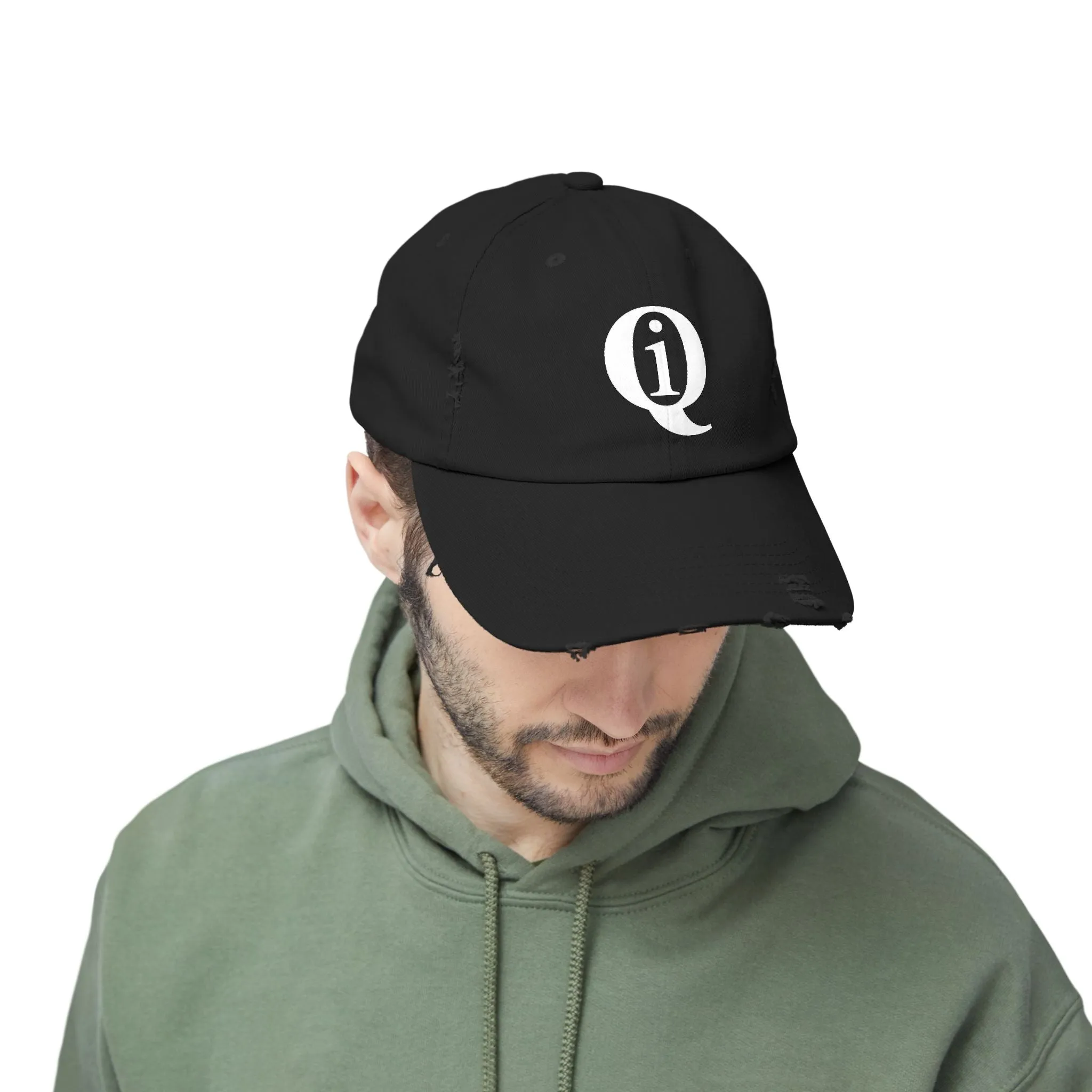 IQ Fashion | Unisex Distressed Cap
