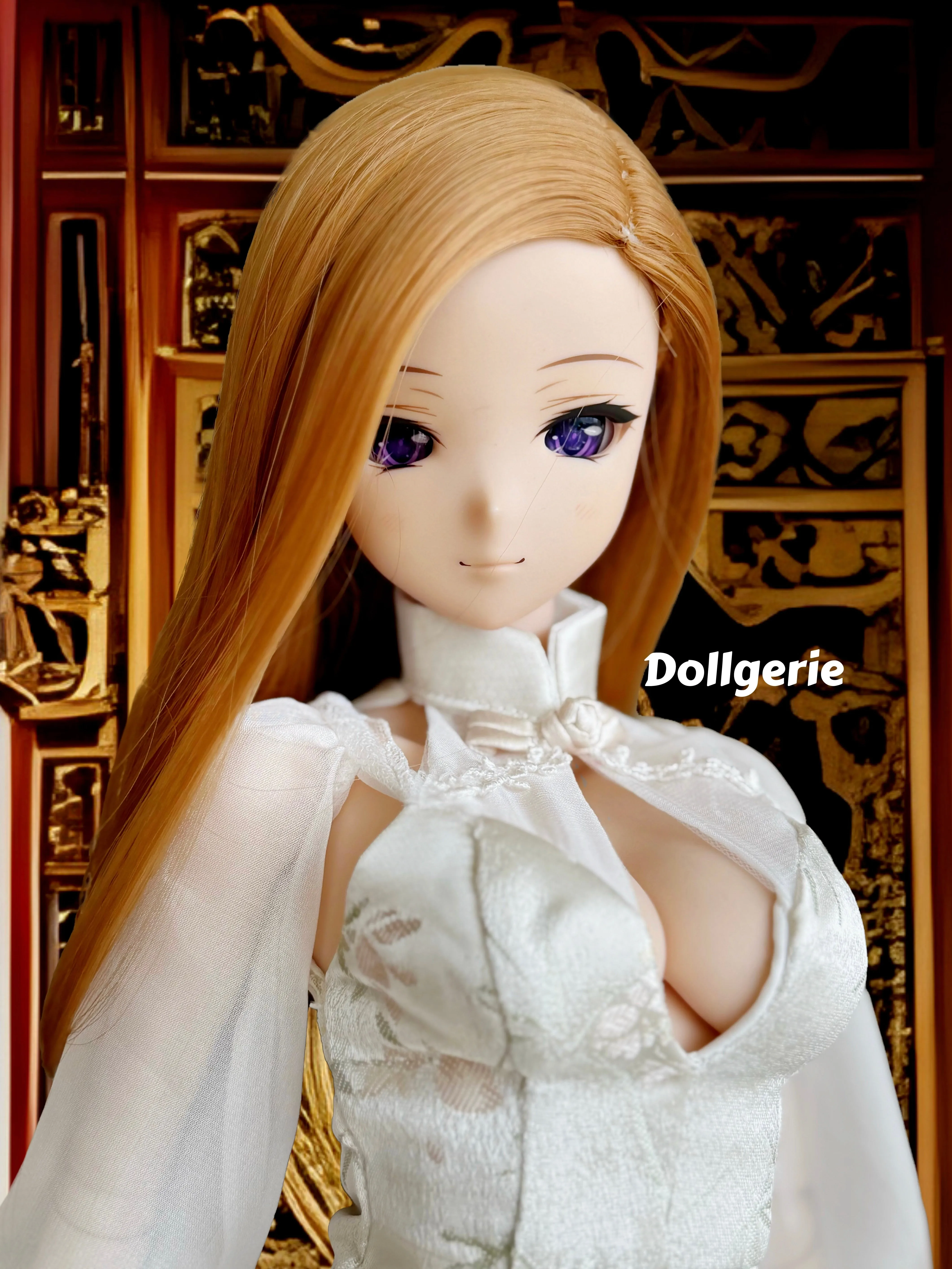 Ivory Whisper QiPao made for SmartDoll / DD