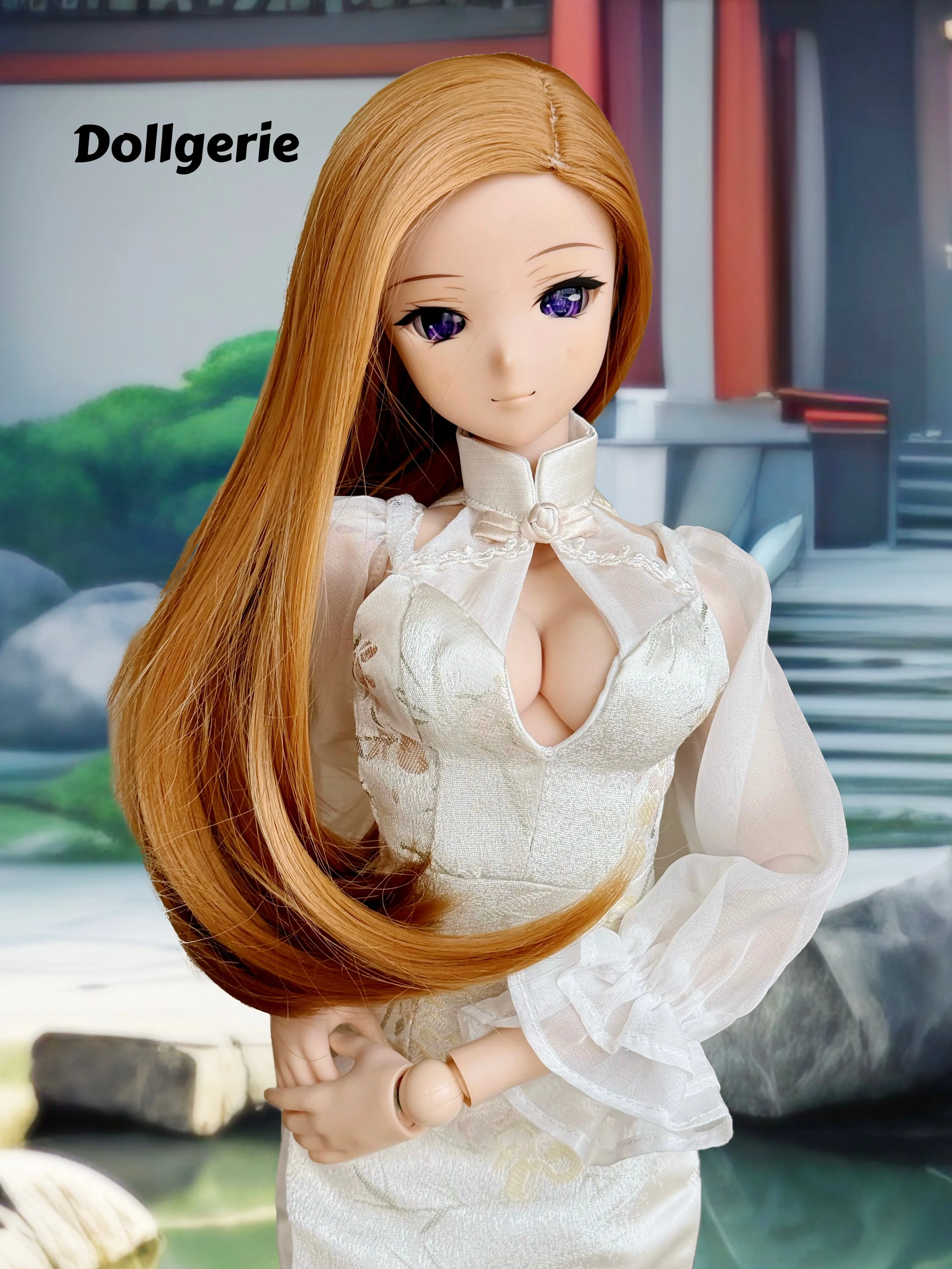 Ivory Whisper QiPao made for SmartDoll / DD
