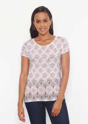 Izzy Grey (19200) ~ Short Sleeve Scoop Shirt