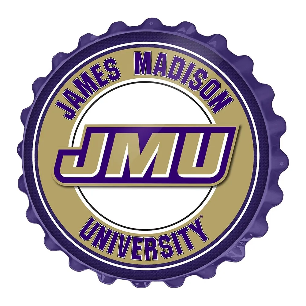 James Madison Dukes: Bottle Cap Wall Sign
