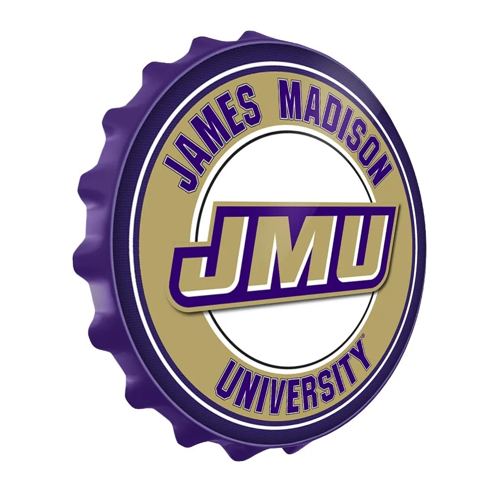 James Madison Dukes: Bottle Cap Wall Sign
