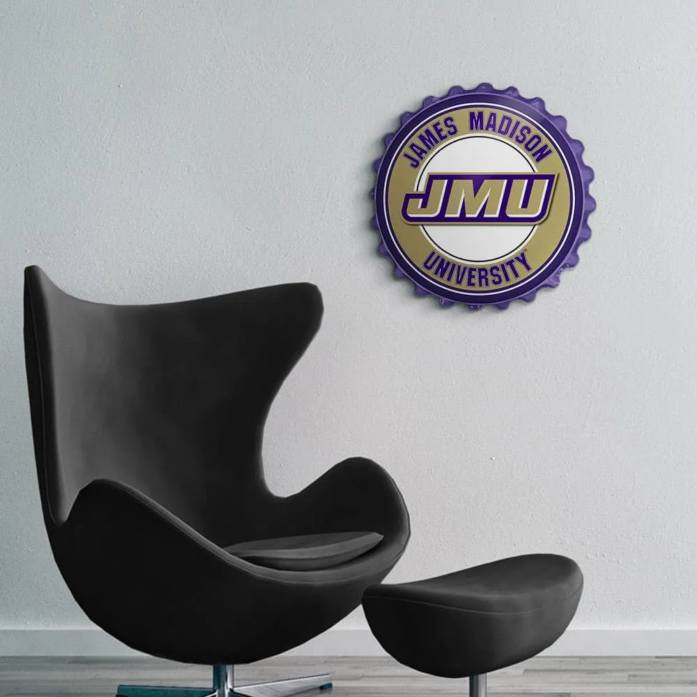 James Madison Dukes: Bottle Cap Wall Sign