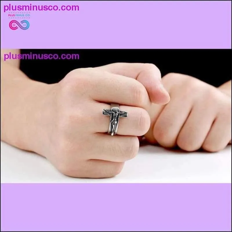Jesus Cross Ring 316L Stainless Steel Cool High Quality Men