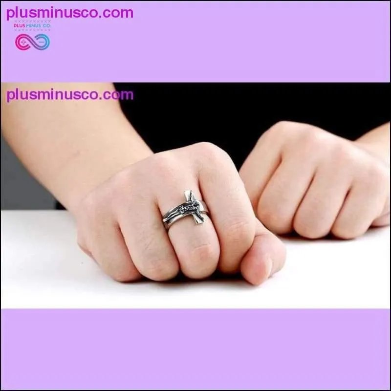 Jesus Cross Ring 316L Stainless Steel Cool High Quality Men