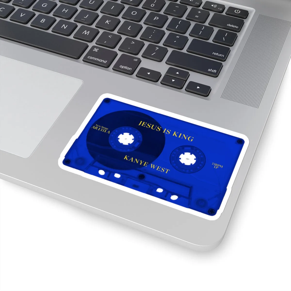 Jesus is King Kanye West cassette album Stickers