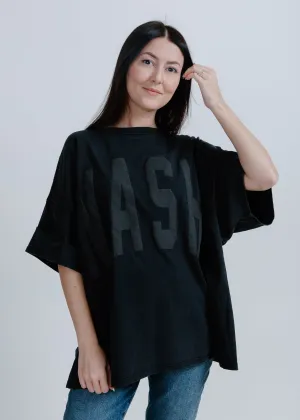 Kacey Oversized Tee - Black