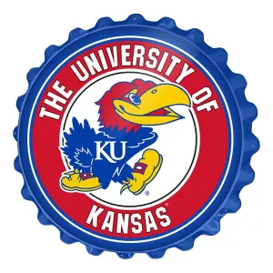 Kansas Jayhawks: Bottle Cap Wall Sign