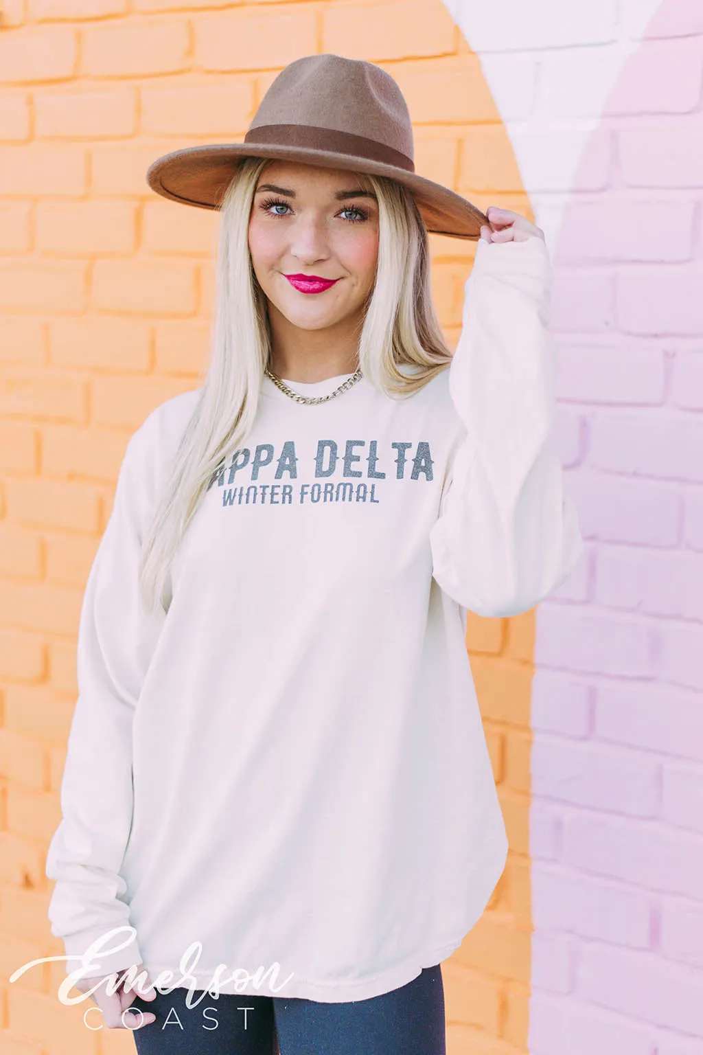 Kappa Delta Winter Formal Long Sleeve Tee