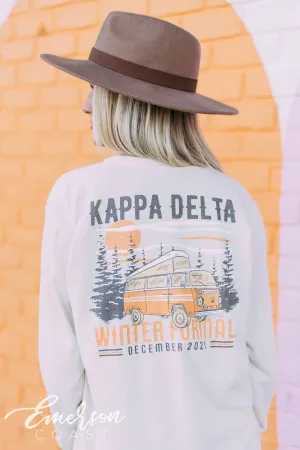 Kappa Delta Winter Formal Long Sleeve Tee