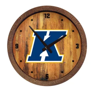 Kent State Golden Flashes: "Faux" Barrel Top Wall Clock
