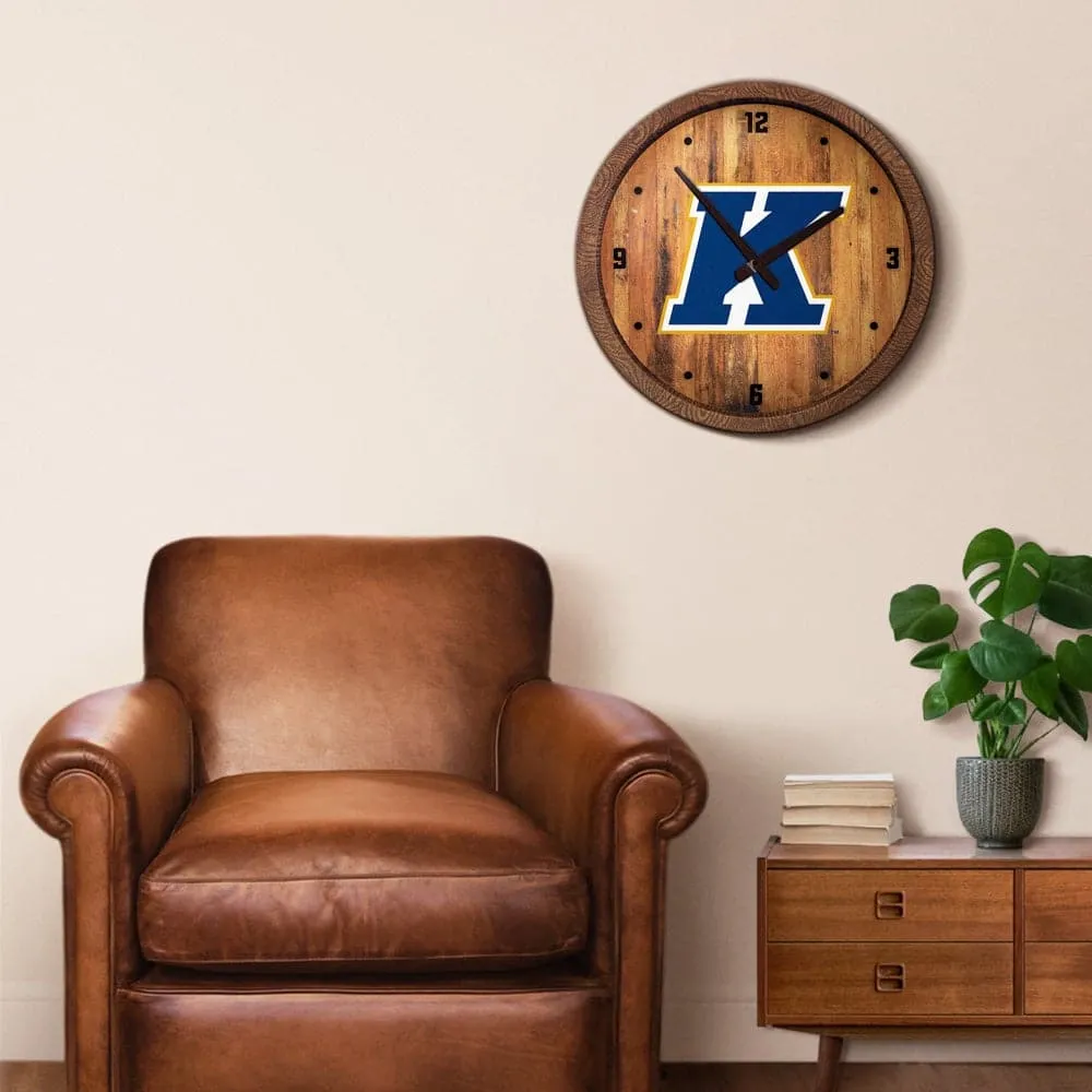 Kent State Golden Flashes: "Faux" Barrel Top Wall Clock