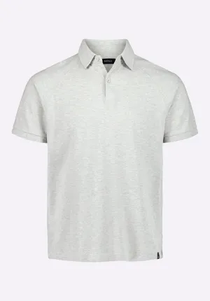 Kindell Men's Short-Sleeve Piqué Polo, Heather Grey - BM24608