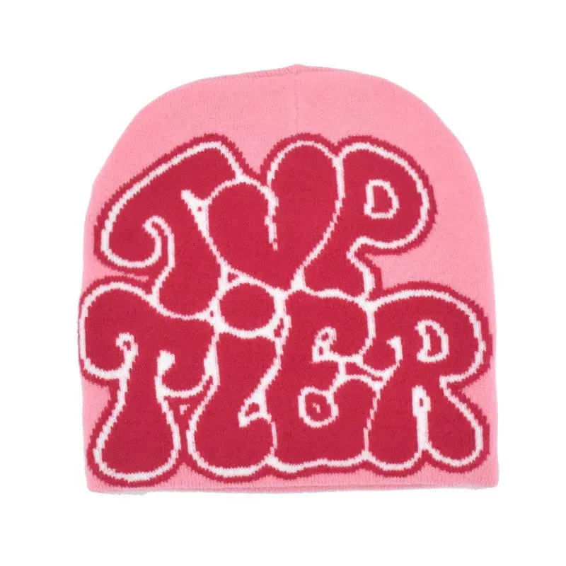 Knitting Cap Beanie Bonnet Y2k Beanies Fashion Print Men Women's Cap Warm Winter Hats Fashion Wool Cold Caps Unisex Accessories