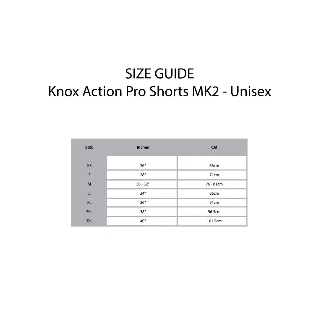 KNOX Action Pro MK2 Armoured Shorts - Unisex