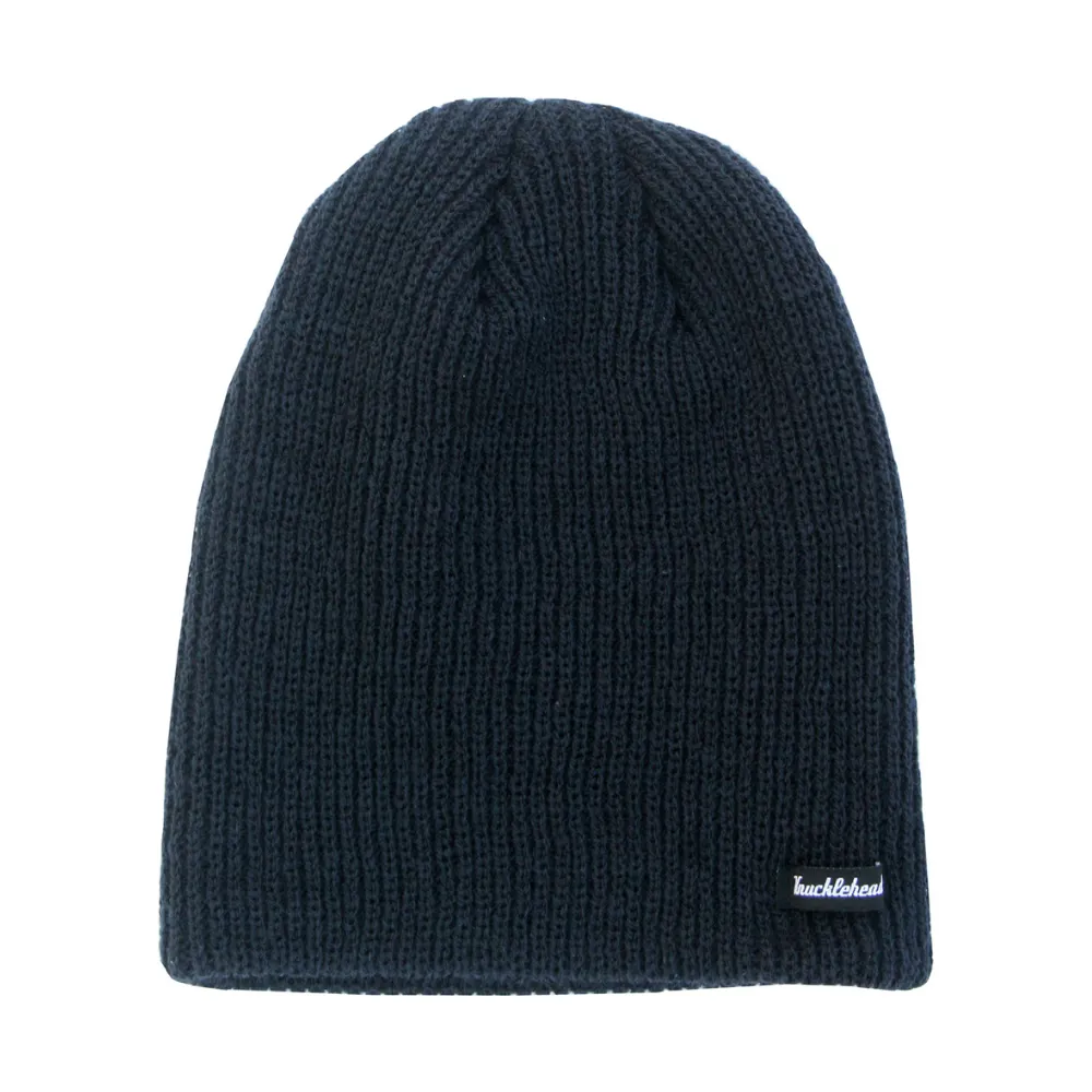 Knuckleheads Navy Slouchy Beanie