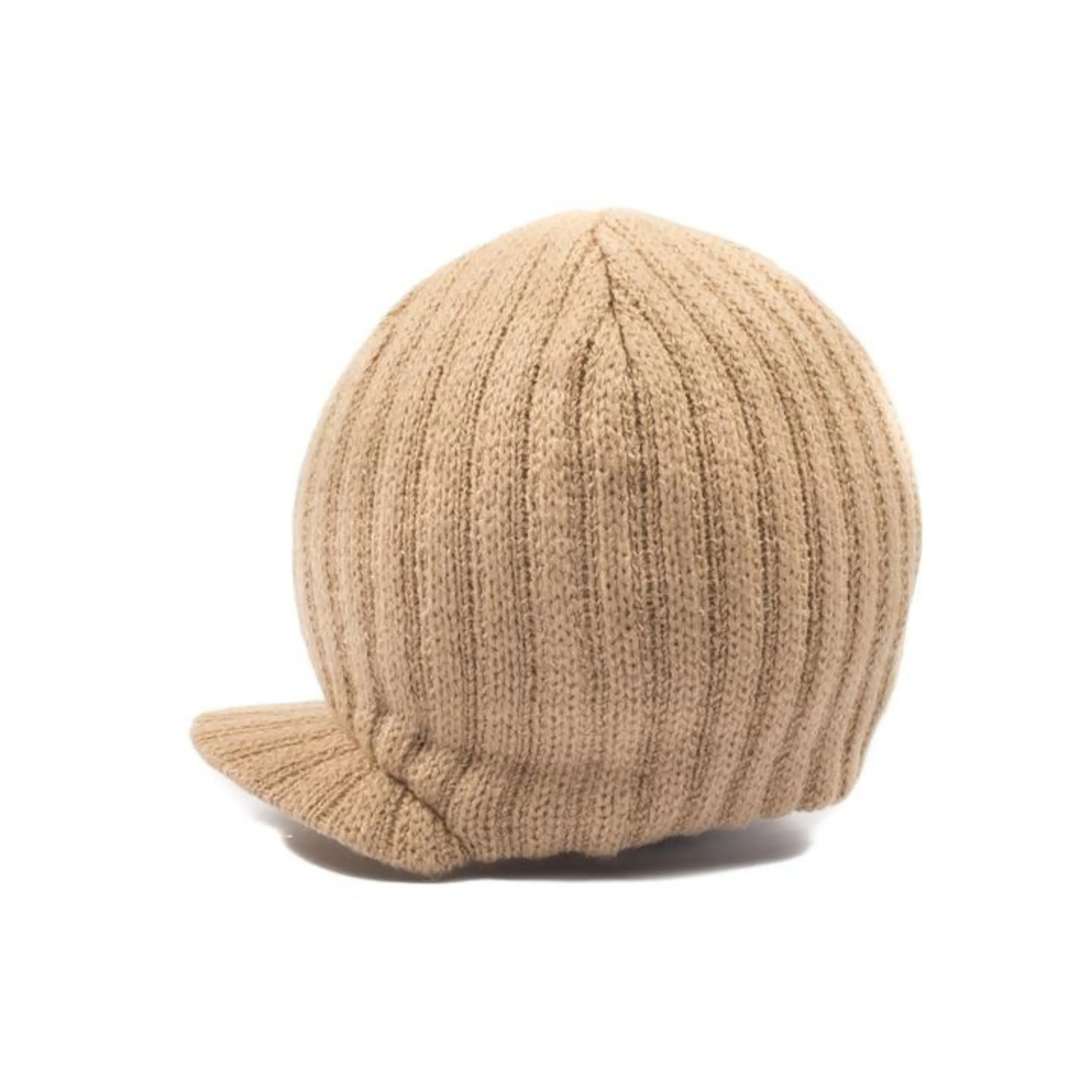 Knuckleheads Tan Visor Beanie For Children