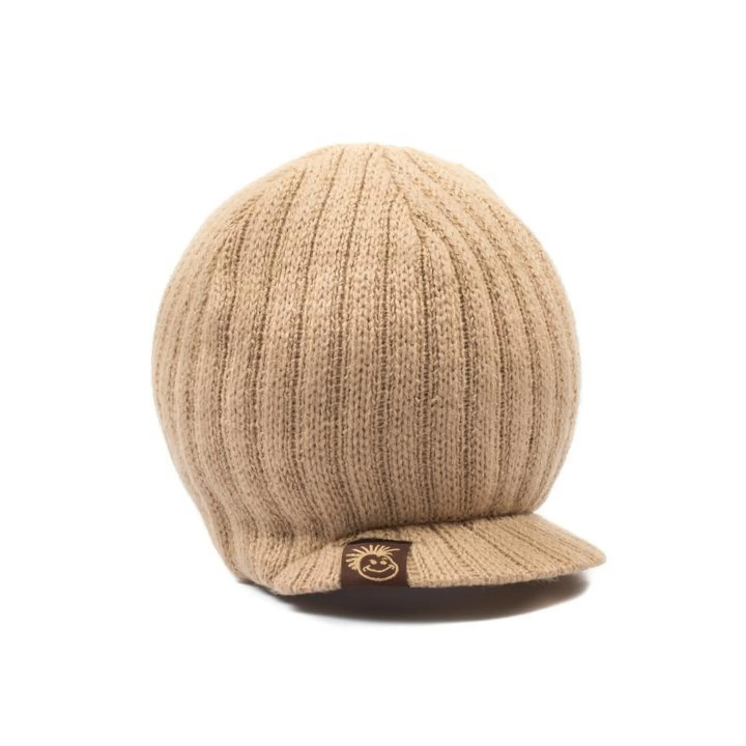 Knuckleheads Tan Visor Beanie For Children