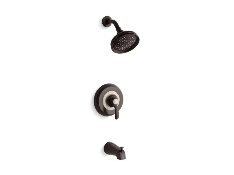 KOHLER K-TS12007-4 Fairfax Rite-Temp bath and shower trim set with NPT spout, valve not included