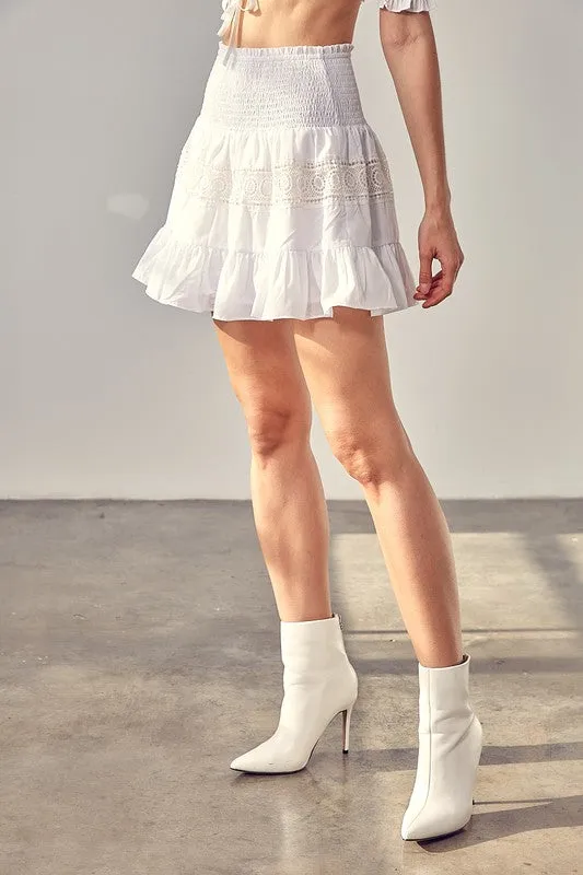 Lace Trim Skirt