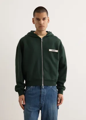 Le Hoodie Zip Gros Grain