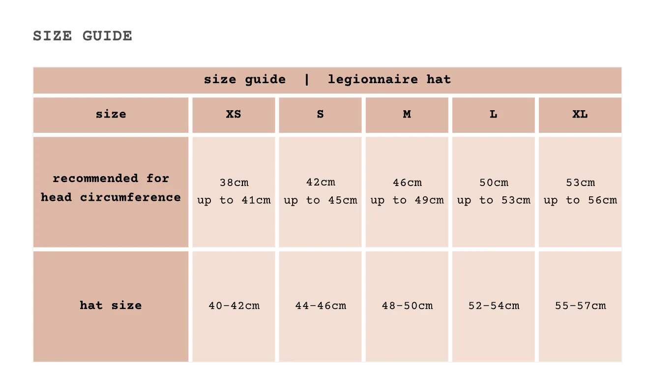 Legionnaire Hat - Pink