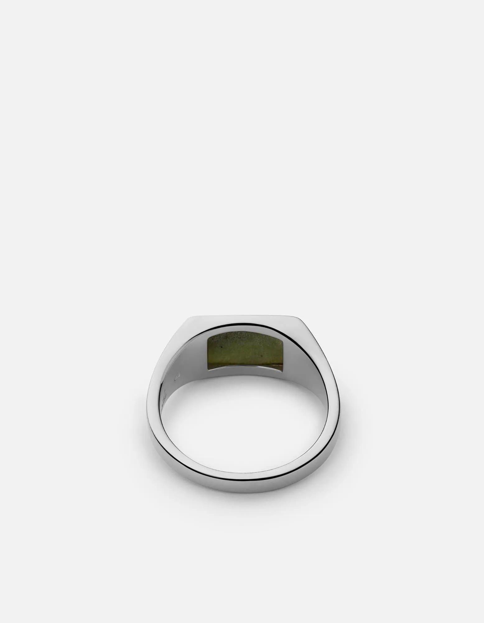 Lennox Jasper Ring, Sterling Silver
