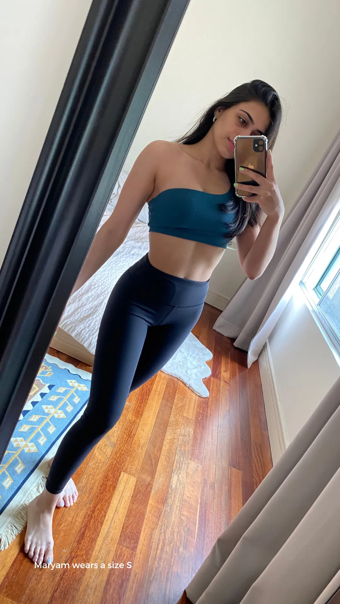 Light Ribbed Aria One-Shoulder Sports Bra