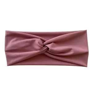 Light Rose Ice Faux Knot Headband