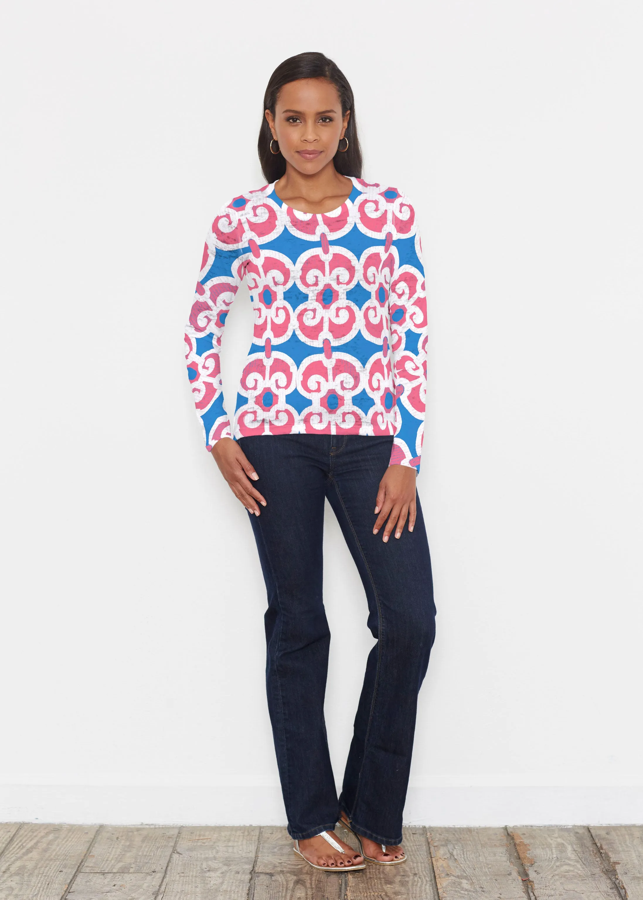 Links Fourth (7476) ~ Signature Long Sleeve Crew Shirt