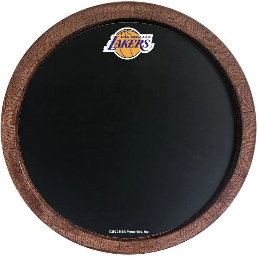 Los Angeles Lakers: Chalkboard "Faux" Barrel Top Sign