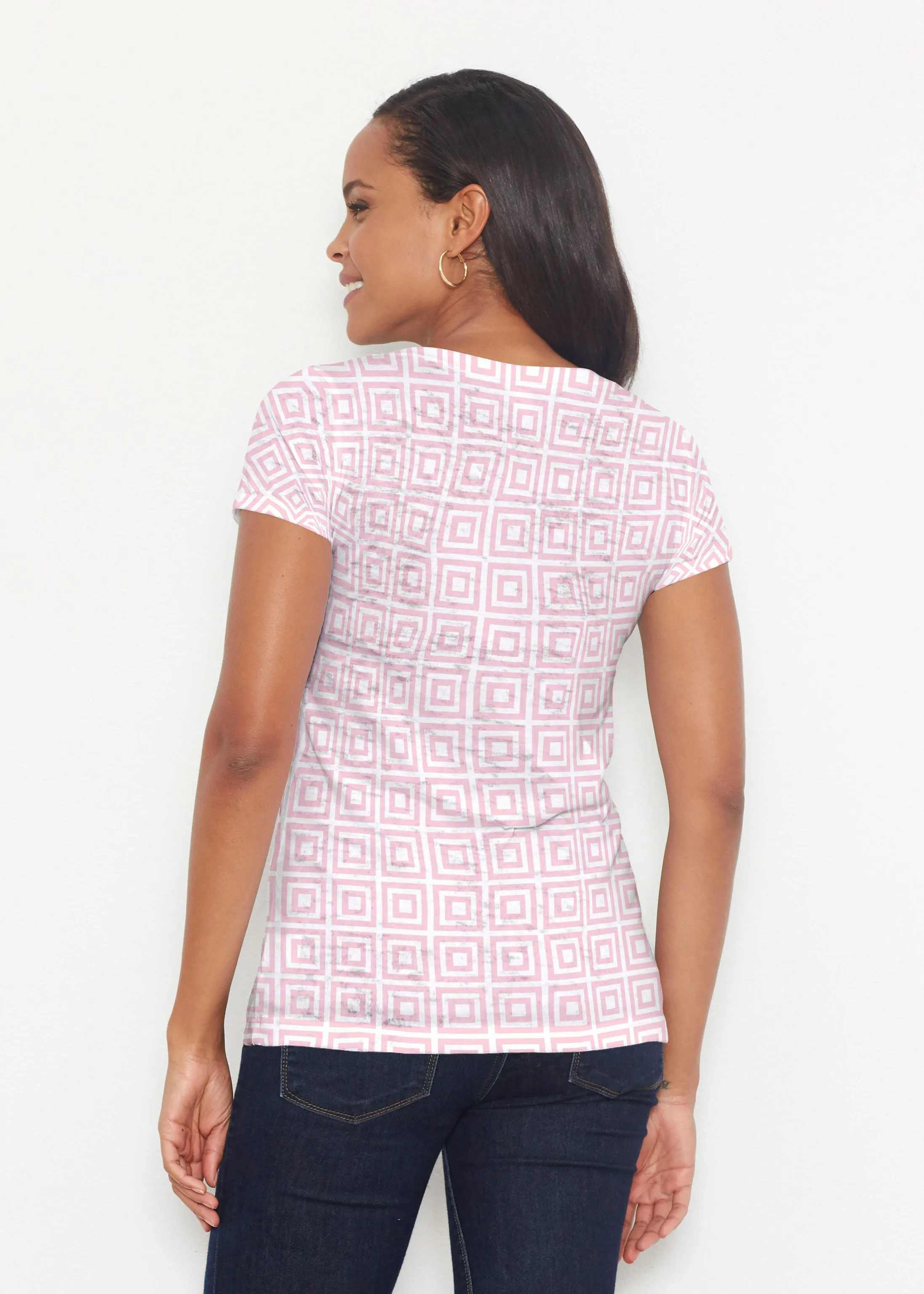 Loves me Loves me Not (8068) ~ Short Sleeve Scoop Shirt
