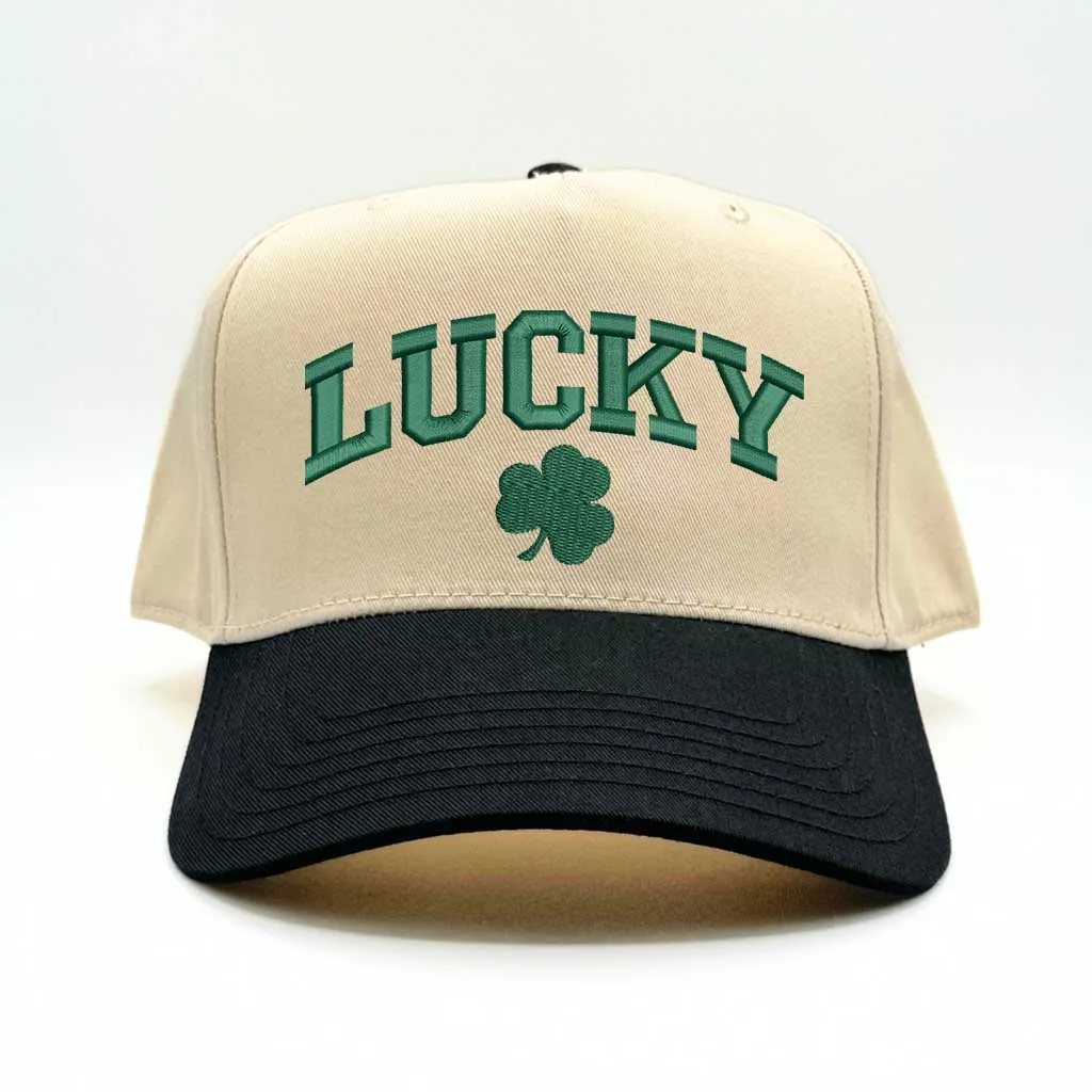 Lucky Clover Embroidered Baseball Hat