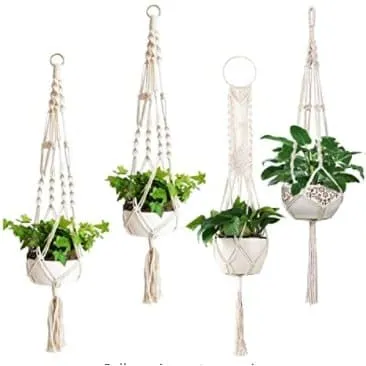 Macrame Plant Hangers, 43 Inch