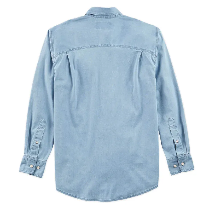 Madison Creek - Men's Green River Woven Shirt - Chambray