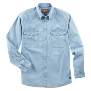 Madison Creek - Men's Green River Woven Shirt - Chambray