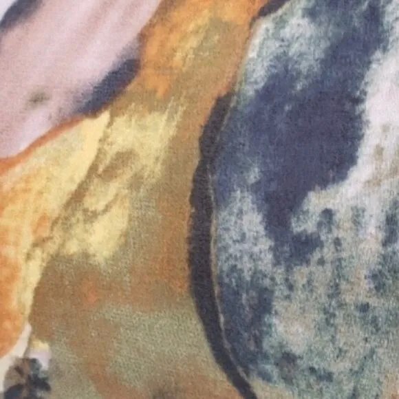 Maeve x Anthropologie Elenora Watercolor Shift Dress Indie Hippie Festival Retro