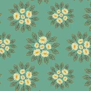 Makower Fabrics | Winged Garden | Graceful Flora | Delight