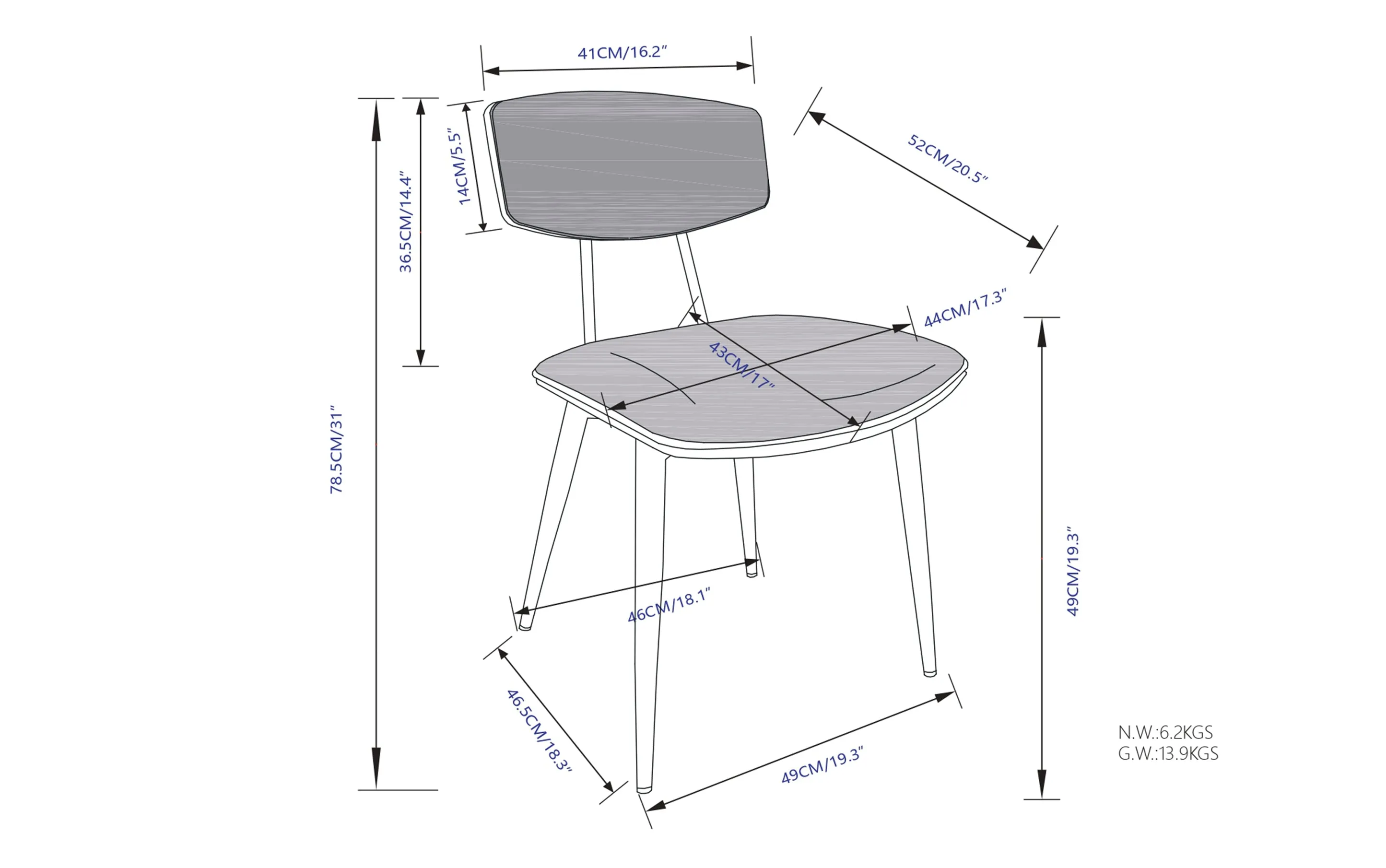 Mavis / Colby 7 Pc Dining Set