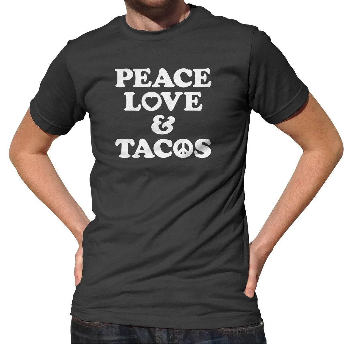 Men's Peace Love and Tacos T-Shirt