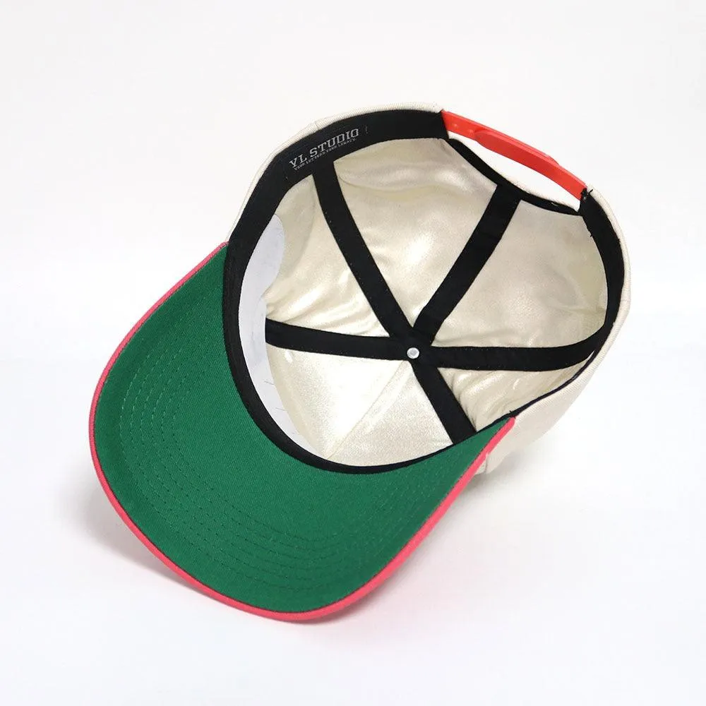 MERIT SATIN-LINED CAP - PINK BRIM