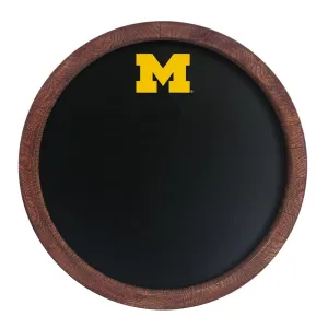 Michigan Wolverines: "Faux" Barrel Top Chalkboard