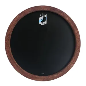 Minnesota United FC: Chalkboard "Faux" Barrel Top Sign