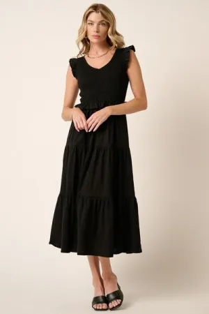 Mittoshop Ruffle Me Up Midi Dress