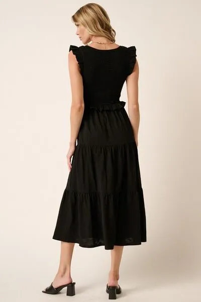 Mittoshop Ruffle Me Up Midi Dress