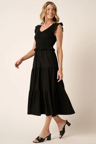 Mittoshop Ruffle Me Up Midi Dress
