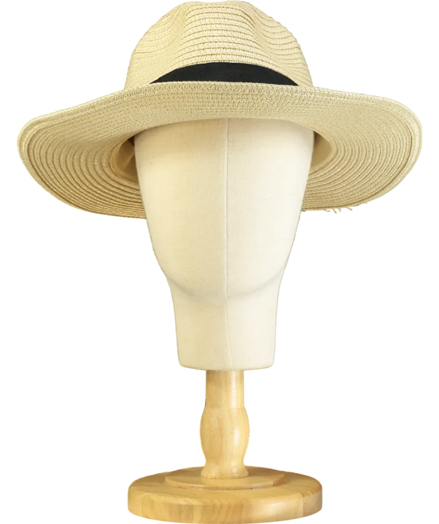 MKT studios Mkt Beige Straw Sun Hat One Size One Size