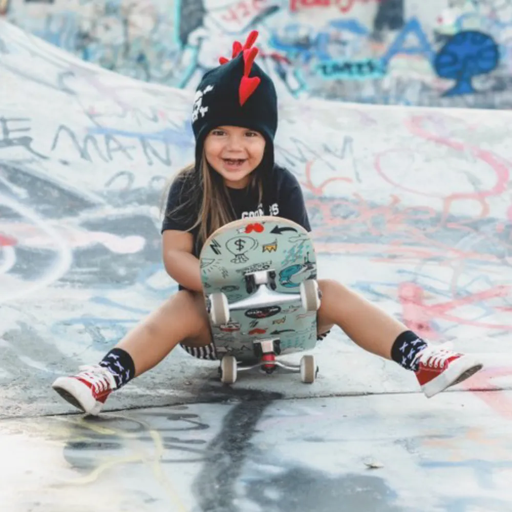Mohawk Kids Beanie Hat for Boys Girls